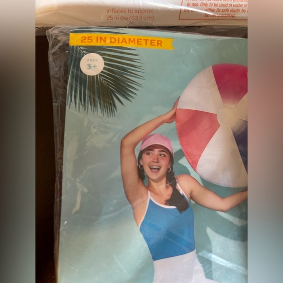 Sun Squad Inflatable Beach Ball - Picture 5 of 5